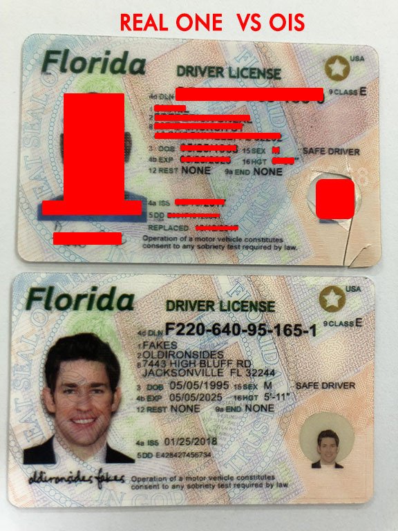 how to identify a fake florida drivers license