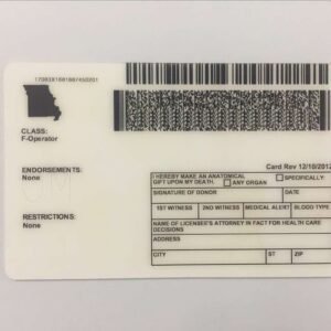 Missouri Driver License Under 21(MO U21) – BEST MISSOURI FAKE ID