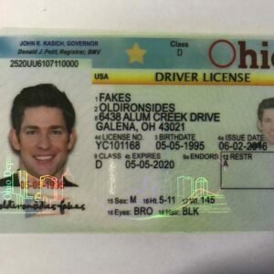 Ohio Driver License(Old OH) – BEST OHIO FAKE ID