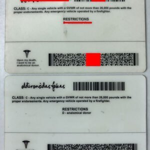 Oregon Driver License(Old OR) – SCANNABLE OREGON FAKE ID