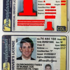 Pennsylvania Driver License(Old PA) – PENNSYLVANIA FAKE ID
