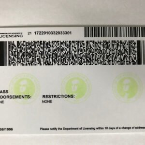 Washington Driver License(New WA)
